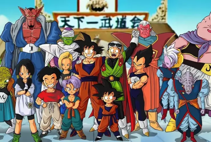 Los emblemáticos personajes de Dragon Ball creados por el genio, Akira Toriyama.