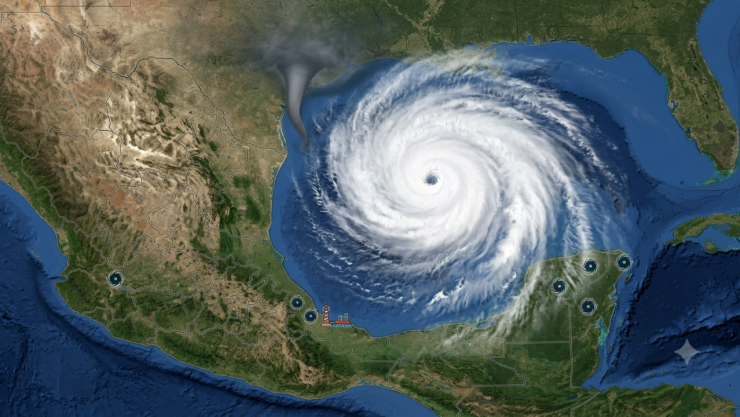 ¿Vives en uno de ellos? Los 5 estados de México con mayor riesgo de ser impactados por huracanes este 2026, según Conagua