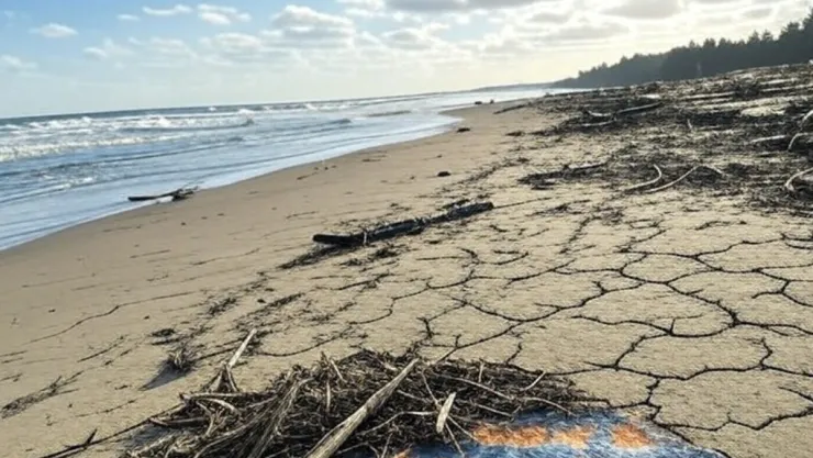 Playa seca de Veracruz