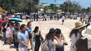 Eclipse solar 2024 en Quintana Roo: Así lo disfrutaron los cancunenses
