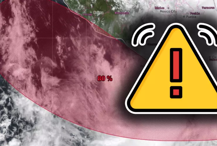 ¡Alerta! Ciclón Tropical ‘Raymond’ con 70% de probabilidad de formación en 48 horas: Esta es su ubicación HOY