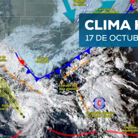 Clima en México por frente frío y huracán “Trudy”
