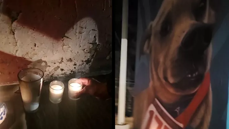 Homenaje en Tijuana: veladoras y recuerdos para “El Chicles” en su mural