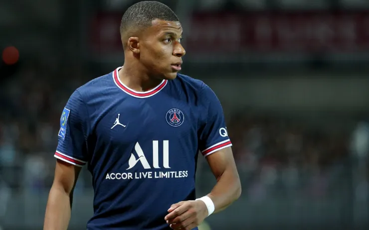 Mbappé con el PSG