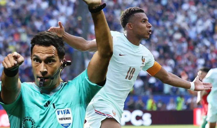 Tello dirigió a Francia vs Marruecos y no tuvo intervención del VAR