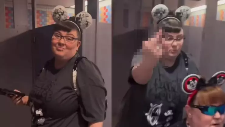 VIDEO: ¡Odio a los mexicanos! Mujer explota contra los mexicanos en Disney