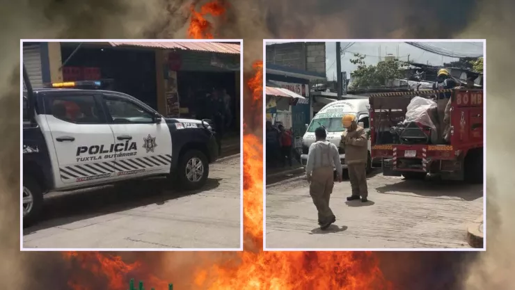 Incendio colectivo Tuxtla Gutiérrez