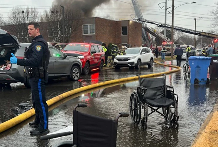 Explosión provoca incendio en asilo de Pensilvania