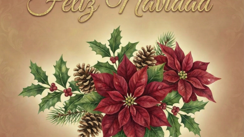 Feliz Navidad Clásico y Elegante
