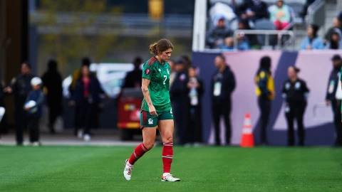 Nicki Hern&aacute;ndez en la derrota de M&eacute;xico ante Brasil