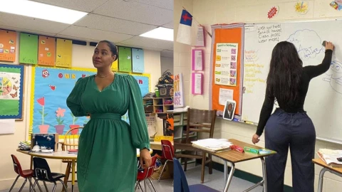 piden despedir a maestra por distraer con cuerpazo