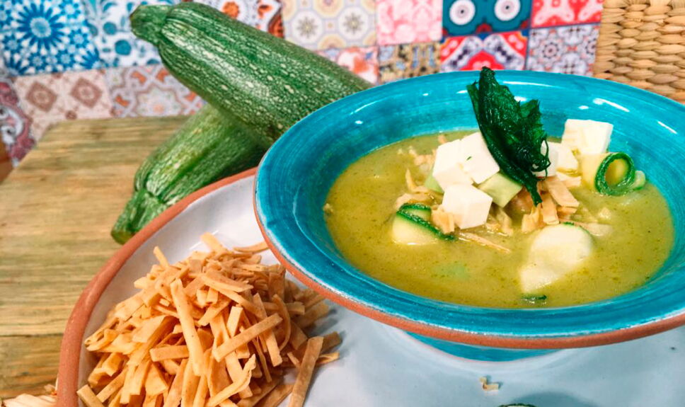 Consome Verde Ranchero Receta: Caldo verde ranchero