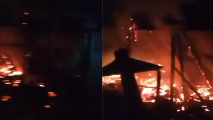 Incendio consume vivienda en Yoshib, Oxchuc, Chiapas: 2 menores perdieron la vida