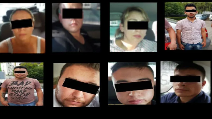 Colombianos detenidos
