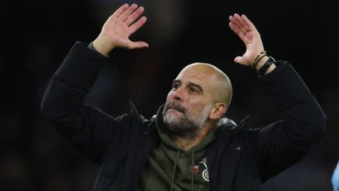 Pep Guardiola, entrenador del Manchester City