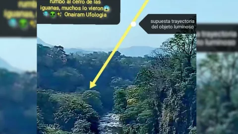 Caída de OVNI en San Andrés Tuxtla