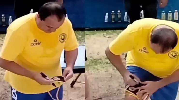 VIDEO: Cuauhtémoc Blanco firma autógrafo en una tanga