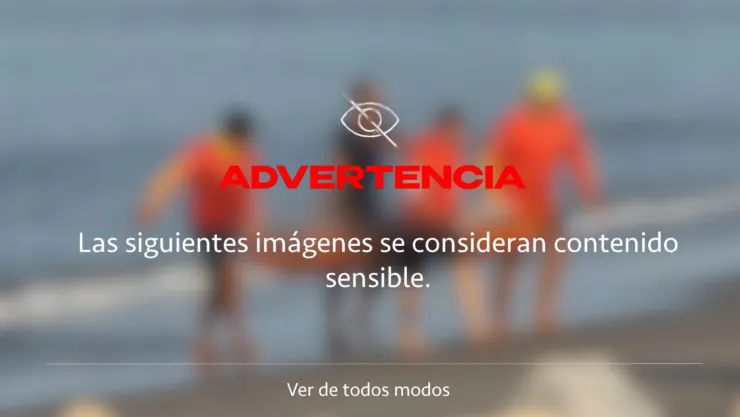 Revelan fotos del rescate del joven que fue arrastrado por un cocodrilo en Puerto Vallarta, Jalisco