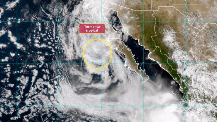 Tormenta tropical Raymond arrasa a su paso: ubicación, trayectoria y cómo afectará la noche del viernes y sábado