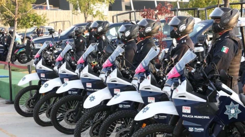 Fueron entregadas 68 motocicletas como herramientas de vanguardia para la operación policial de Puebla.