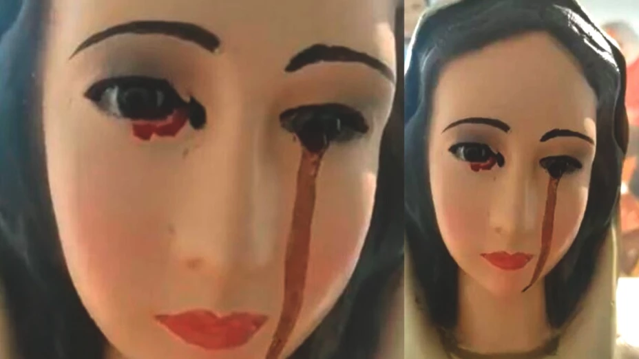 Virgen ha llorado sangre en Bucaramanga, Colombia