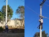 Falso regidor corta la luz en El Jobo, Tuxtla.