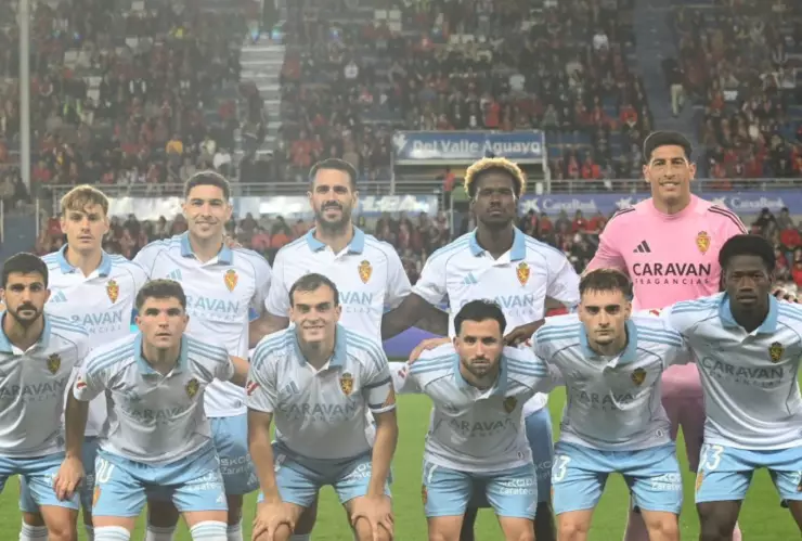 Esteban Andrada fue titular con el Real Zaragoza