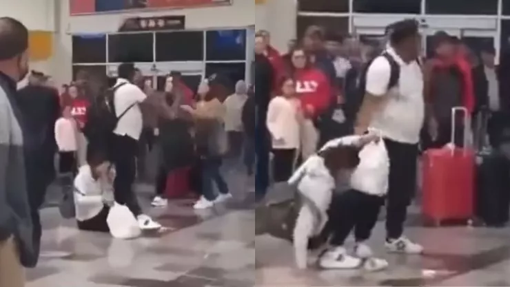 VIDEO | ¡Pelea en la Central Camionera! Mujer golpea a la supuesta amante de su esposo
