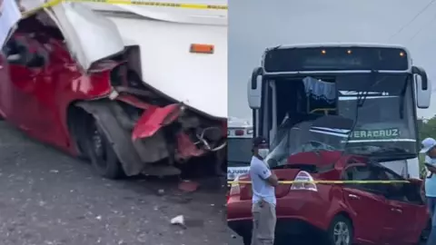 Filtran video de accidente donde murió una familia en Alvarado.