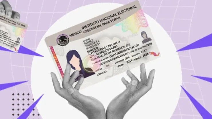 Credencial para votar INE.