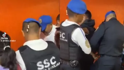 VIDEO Hombre se viste de mujer para acosar en Metro CDMX