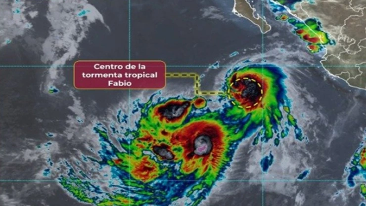 Tormenta tropical Fabio se forma en el Pacífico; estos serán los estados afectados