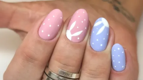 uñas pascua 2026 colores pastel