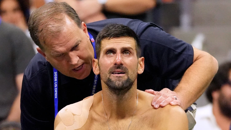 Novak Djokovic, eliminado del US Open 2026.