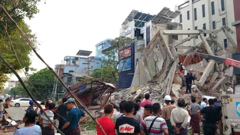 Aumenta número de fallecidos por terremoto en Myanmar