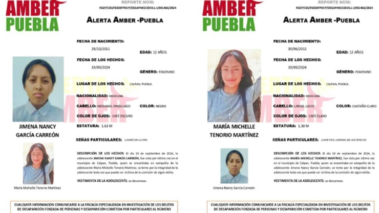 menores desaparecidas calpan puebla