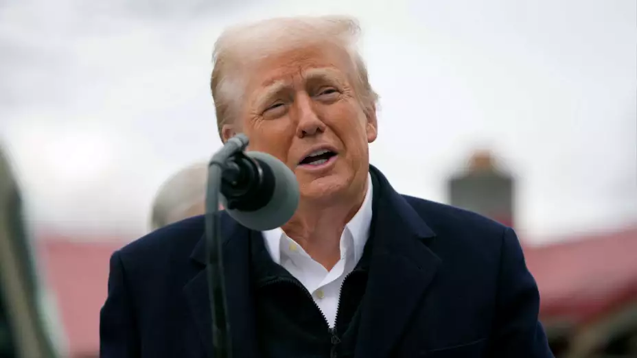 Donald Trump de visita a Swannanoa, Carolina del Norte.