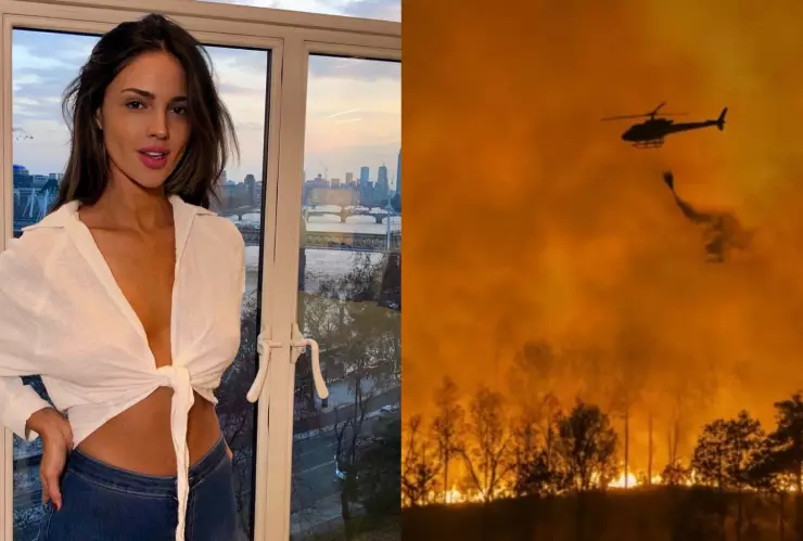 Eiza González ofrece AYUDA a daminificados por los incendios en California