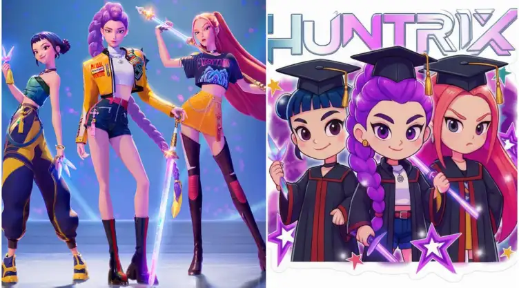 fiesta de graduación de primaria de kpop demon hunters