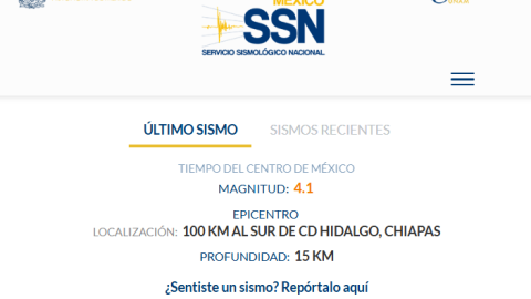 Sismo Ciudad Hidalgo