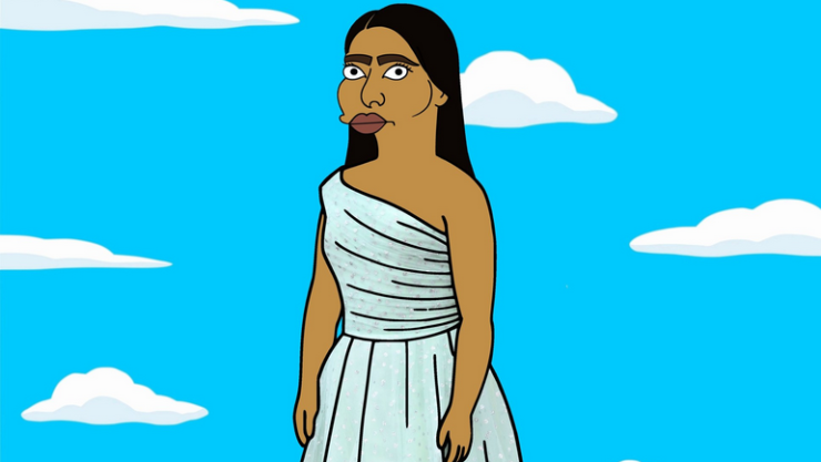 Llevan a Yalitza Aparicio al mundo de Los Simpson, así se ve