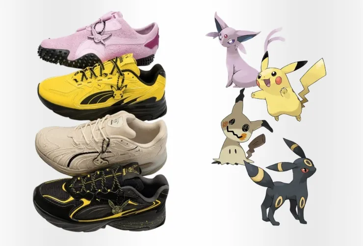 Tenis Pokémon 2026 modelos de Pikachu, Mimikyu, Espeon y Umbreon, precio y lanzamiento