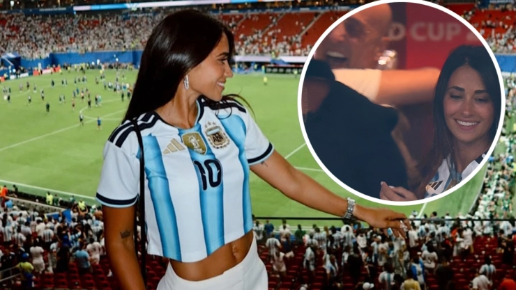 VIDEO: en lágrimas rotundas, así celebró Antonela Roccuzzo el segundo gol de Argentina