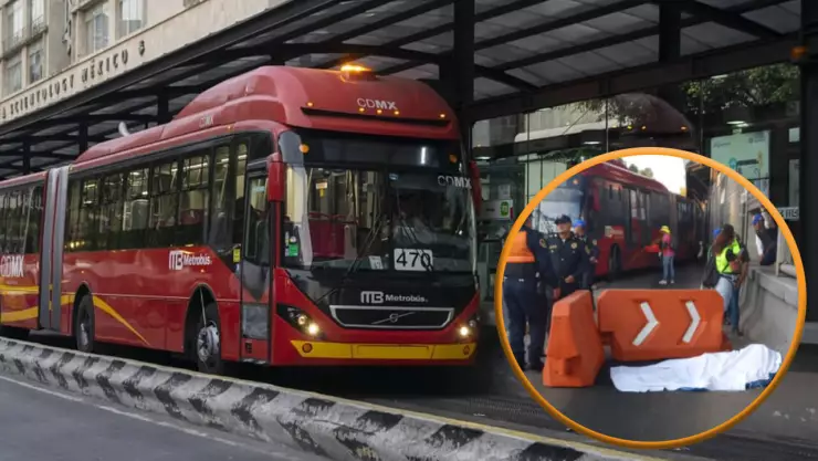 Mujer muere en la estación Buenavista del Metrobús CDMX