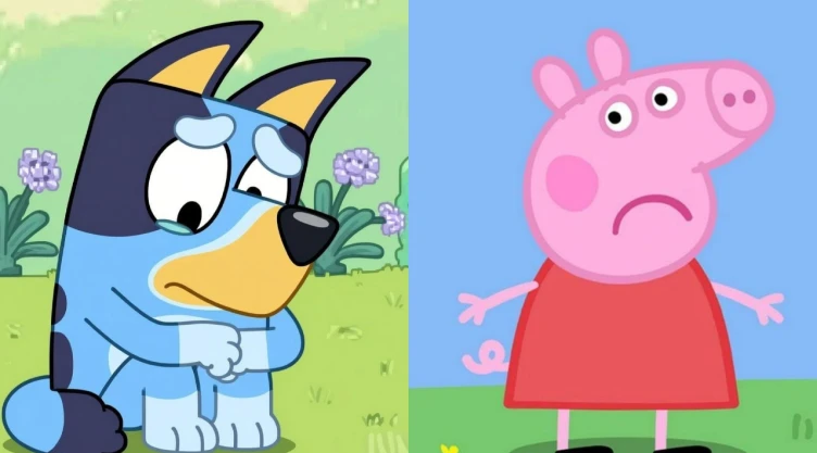 4 capítulos de Bluey y Peppa Pig para hablar con los niños sobre tristeza, miedo y ansiedad