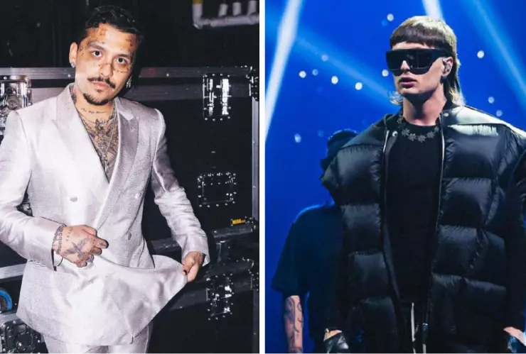 Christian Nodal y Peso Pluma