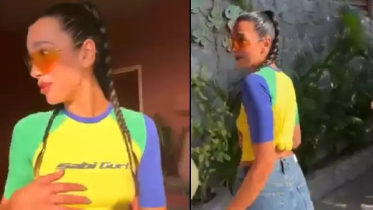 Dua Lipa le enseña a Bad Bunny como decir que “no” a fan para foto