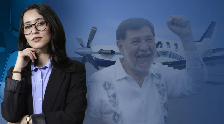 Vuelo privado de Fernández Noroña.
