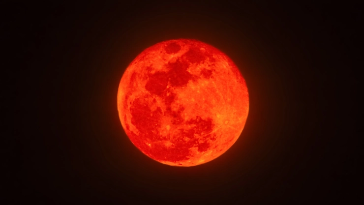 Cuándo se verá la luna roja en Florida.