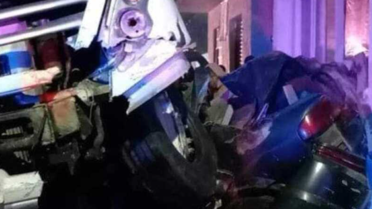 Autobús choca y mata a familia en Coronango Puebla